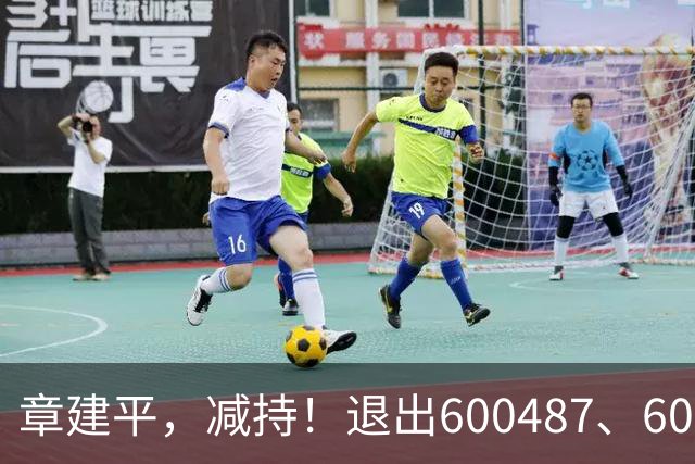 章建平，减持！退出600487、603618前10大股东！