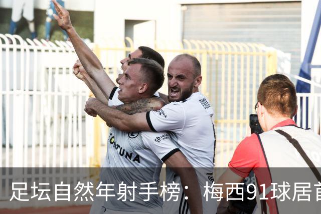 足坛自然年射手榜：梅西91球居首 莱万C罗69球并列 凯恩目前50球